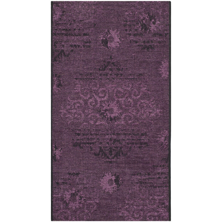 SAFAVIEH Palazzo Collection PAL129-56C7 Black / Purple Rug Image 7