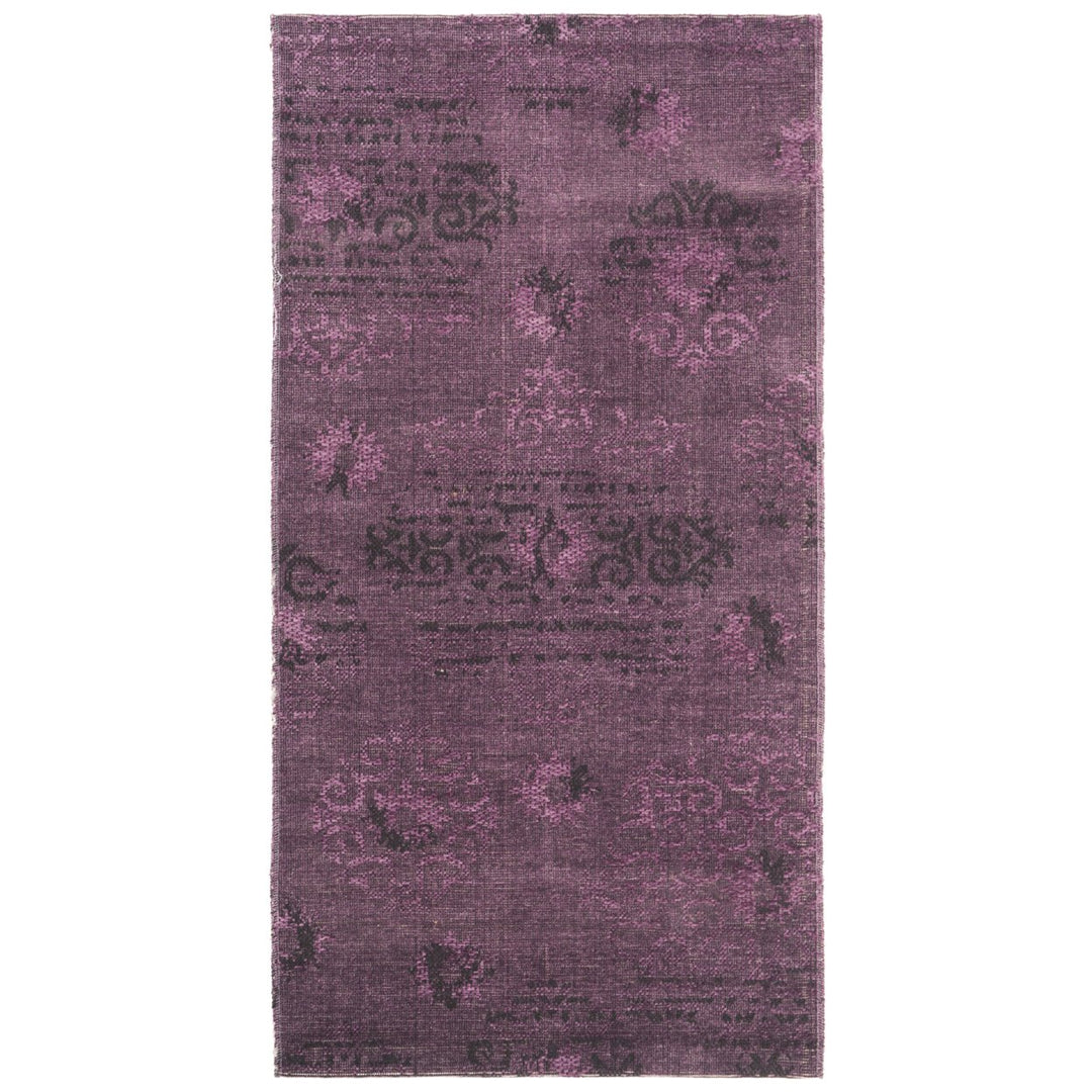 SAFAVIEH Palazzo Collection PAL129-56C7 Black / Purple Rug Image 8