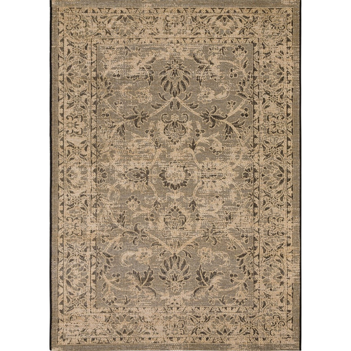 SAFAVIEH Palazzo Collection PAL133-16211 Black / Creme Rug Image 1