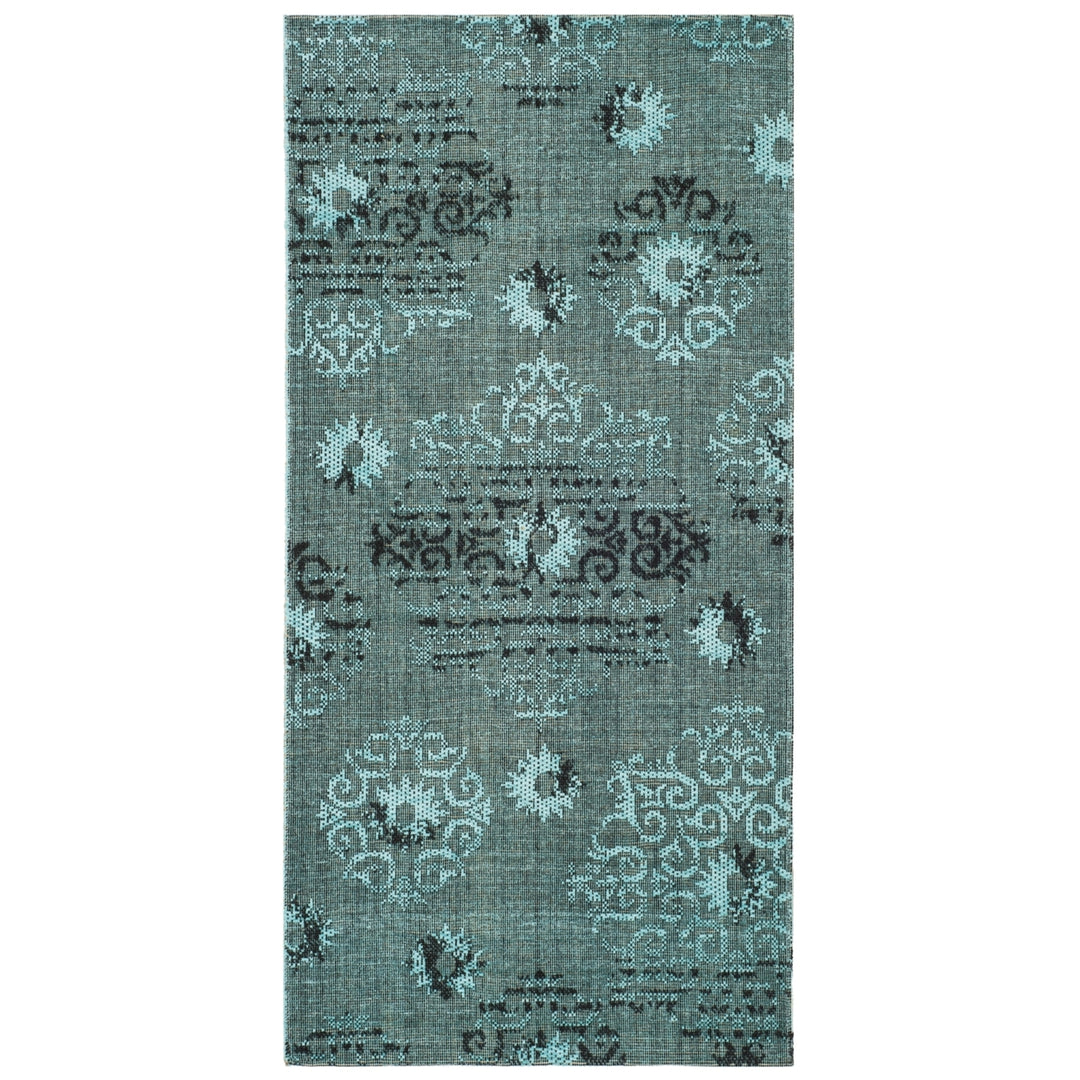 SAFAVIEH Palazzo PAL129-9060 Light Blue / Black Rug Image 8