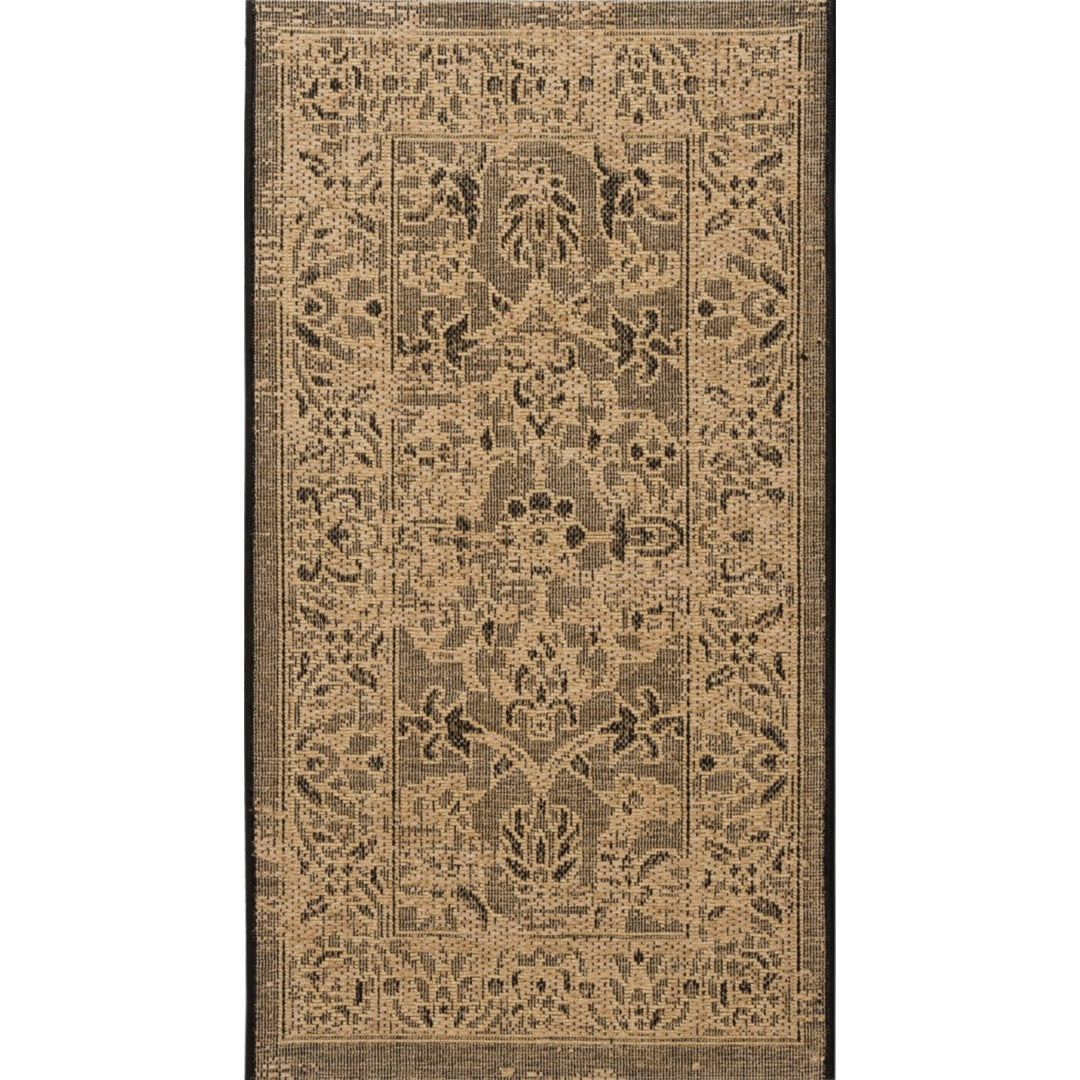 SAFAVIEH Palazzo Collection PAL133-16211 Black / Creme Rug Image 7