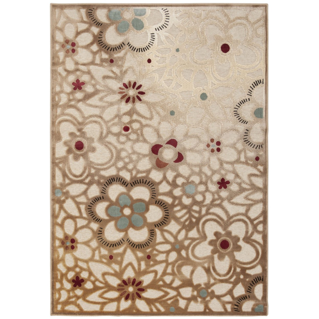 SAFAVIEH Paradise Collection PAR02-604 Taupe / Beige Rug Image 5