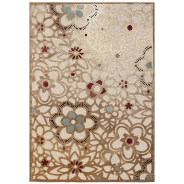 SAFAVIEH Paradise Collection PAR02-604 Taupe / Beige Rug Image 1