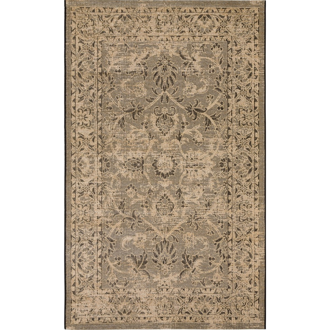 SAFAVIEH Palazzo Collection PAL133-16211 Black / Creme Rug Image 1