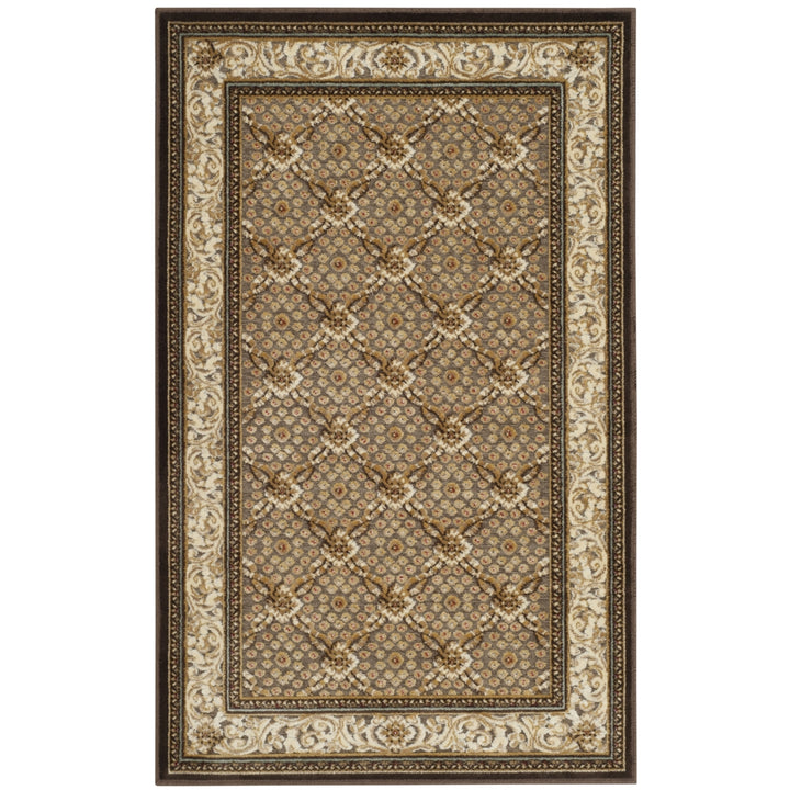 SAFAVIEH Paradise Collection PAR04-303 Dark Brown Rug Image 1