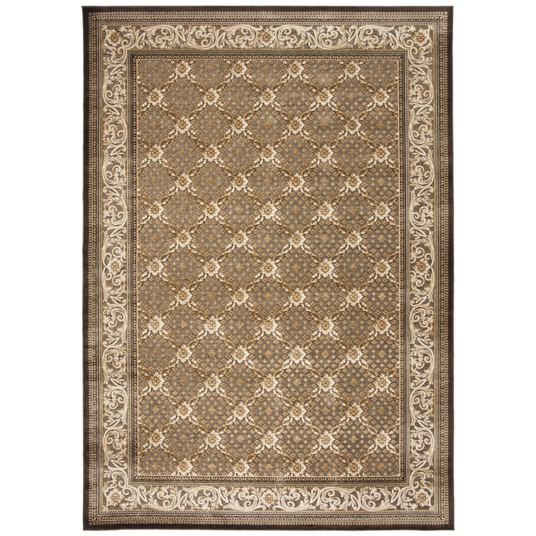 SAFAVIEH Paradise Collection PAR04-303 Dark Brown Rug Image 1