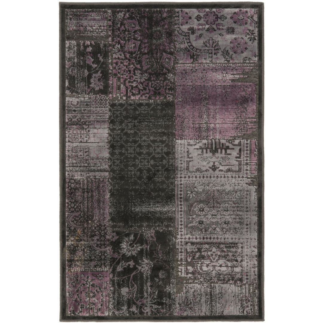 SAFAVIEH Paradise PAR100-330 Charcoal / Multi Rug Image 1