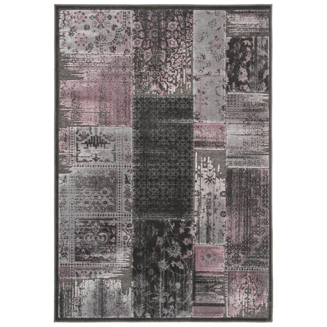 SAFAVIEH Paradise PAR100-330 Charcoal / Multi Rug Image 1