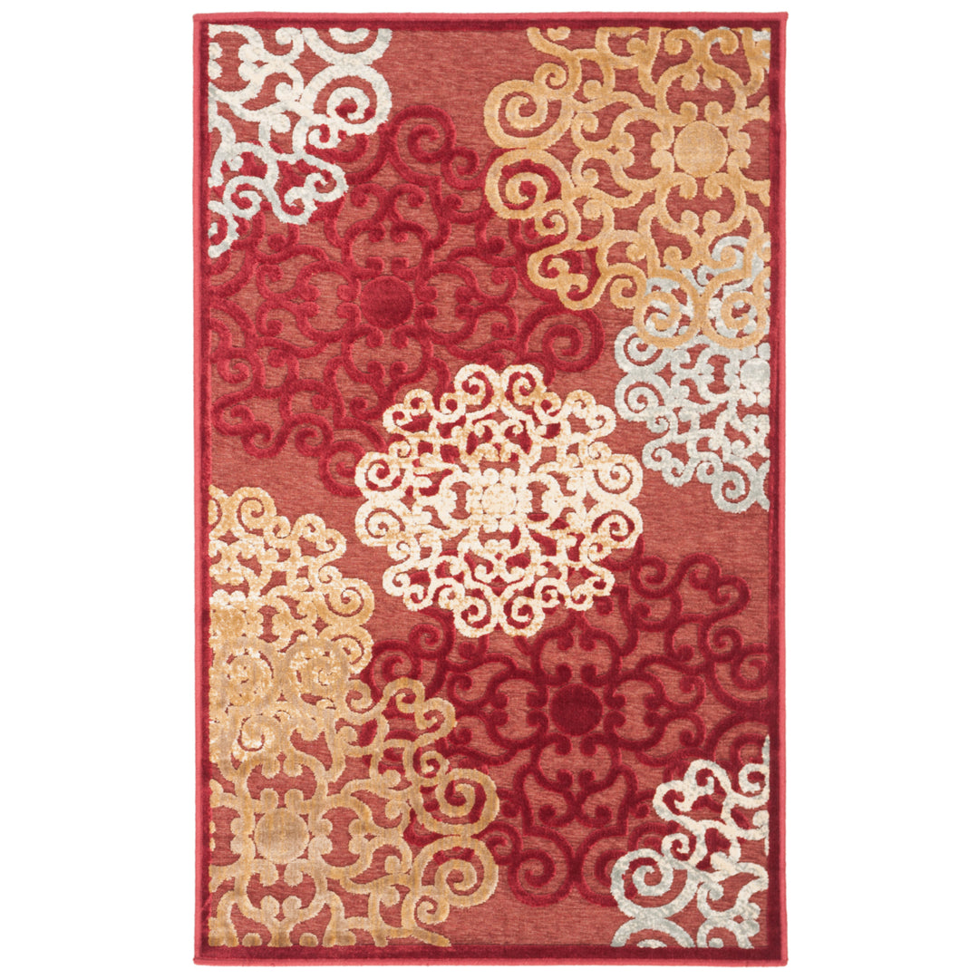 SAFAVIEH Paradise Collection PAR102-220 Red / Multi Rug Image 7