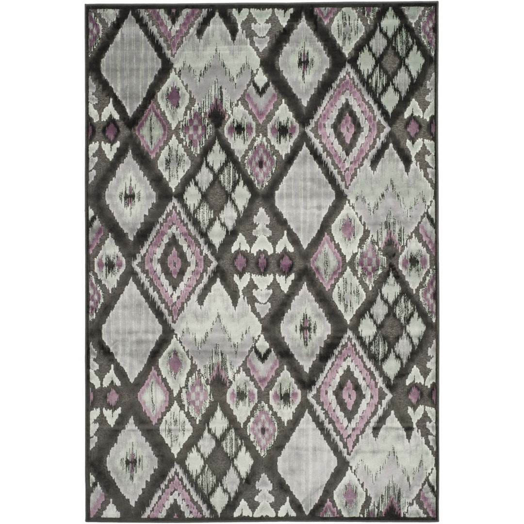 SAFAVIEH Paradise PAR114-330 Charcoal / Multi Rug Image 6