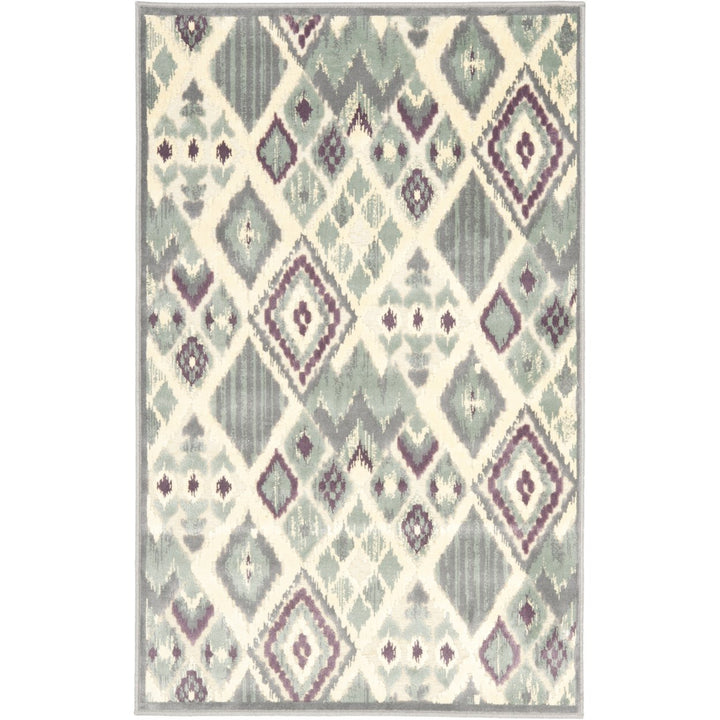 SAFAVIEH Paradise Collection PAR114-740 Grey / Multi Rug Image 1