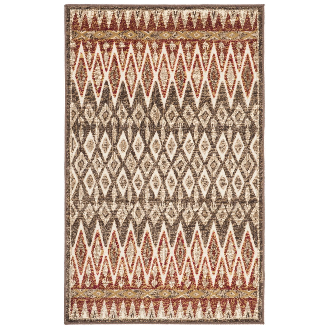 SAFAVIEH Paradise Collection PAR146-640 Taupe / Cream Rug Image 1