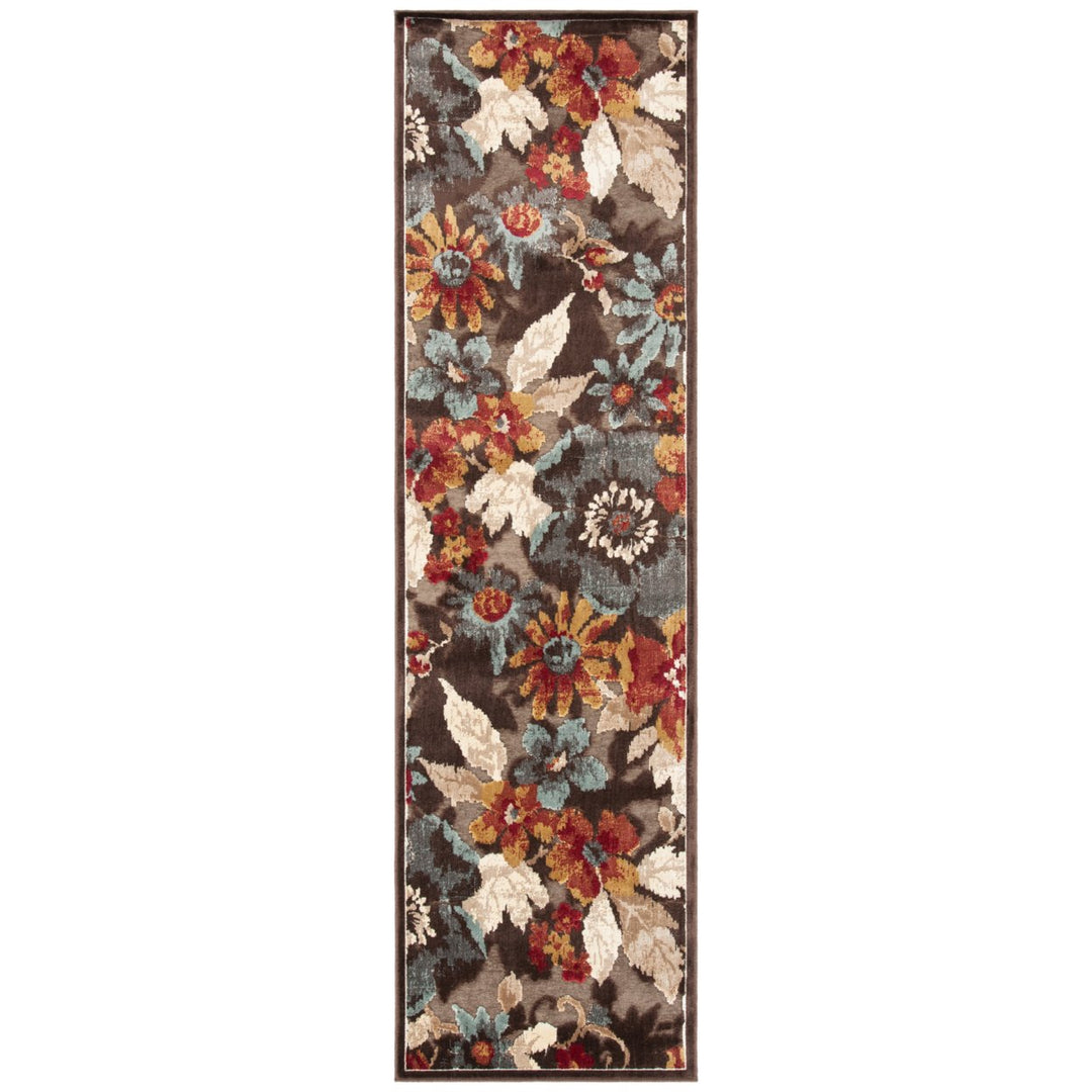 SAFAVIEH Paradise Collection PAR148-330 Dark Brown Rug Image 3