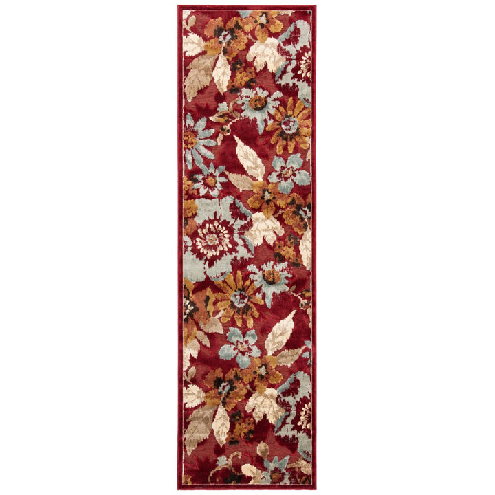 SAFAVIEH Paradise Collection PAR148-220 Red / Multi Rug Image 3