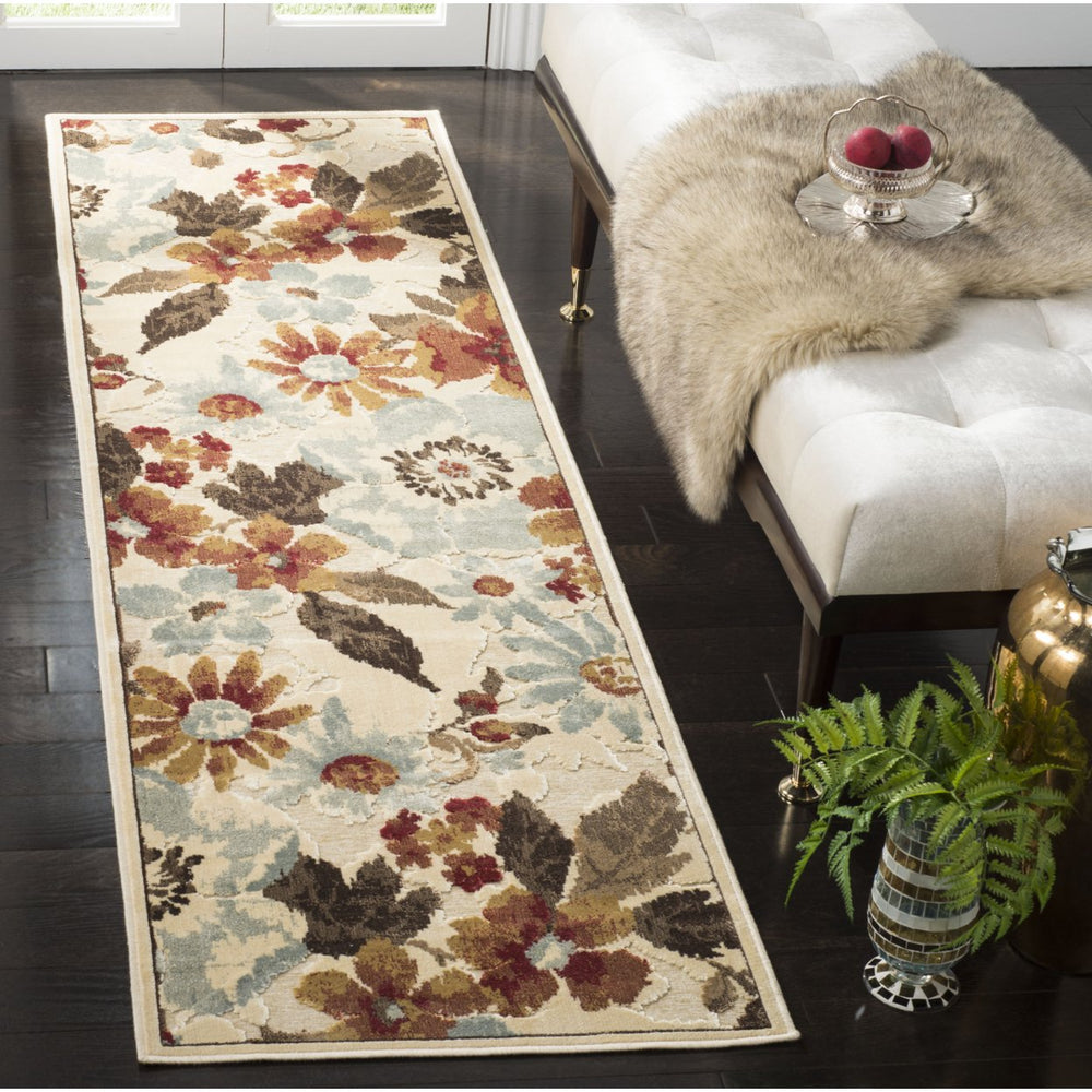 SAFAVIEH Paradise Collection PAR148-404 Cream / Multi Rug Image 2