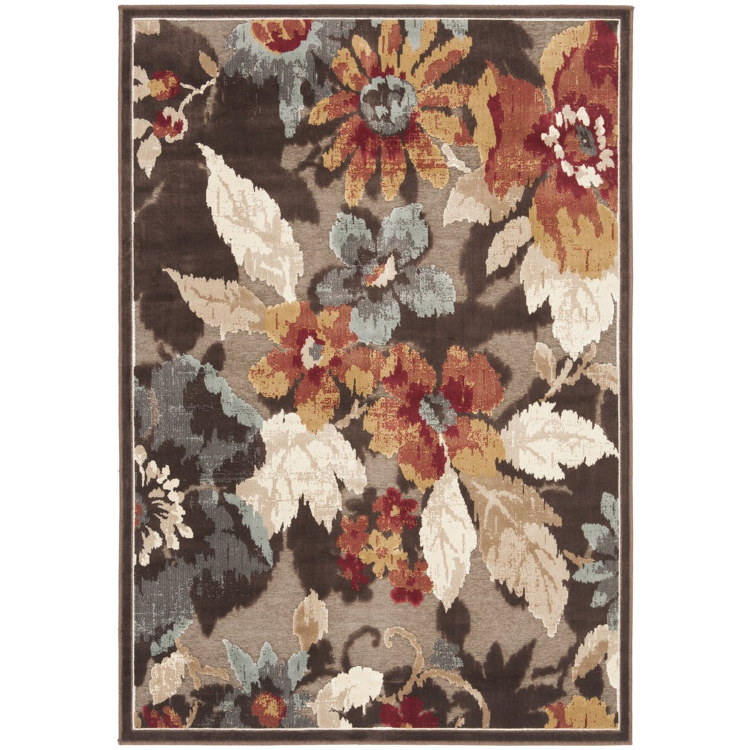 SAFAVIEH Paradise Collection PAR148-330 Dark Brown Rug Image 8