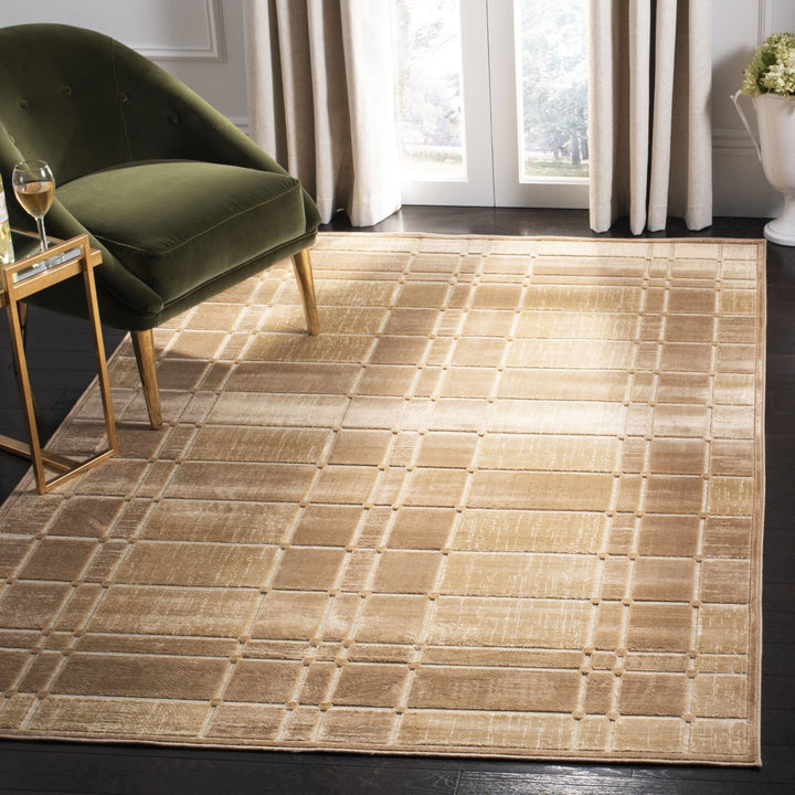 SAFAVIEH Paradise Collection PAR149-640 Taupe / Multi Rug Image 1