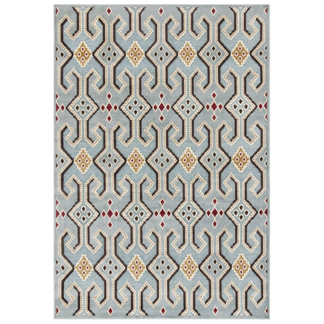 SAFAVIEH Paradise Collection PAR152-110 Blue / Multi Rug Image 6