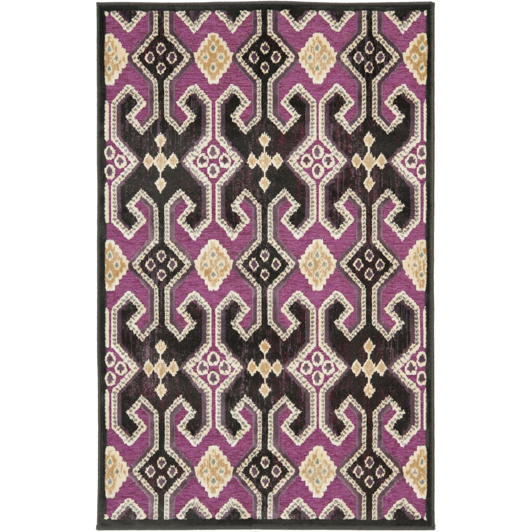 SAFAVIEH Paradise PAR152-2380 Anthracite / Fuchsia Rug Image 1