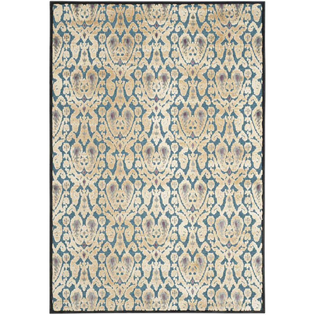 SAFAVIEH Paradise Collection PAR157-2370 Beige / Blue Rug Image 3