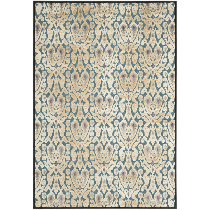 SAFAVIEH Paradise Collection PAR157-2370 Beige / Blue Rug Image 3