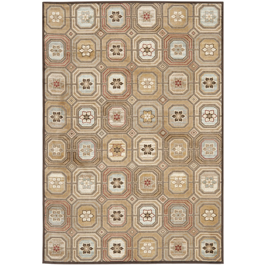 SAFAVIEH Paradise PAR158-330 Dark Brown / Multi Rug Image 1