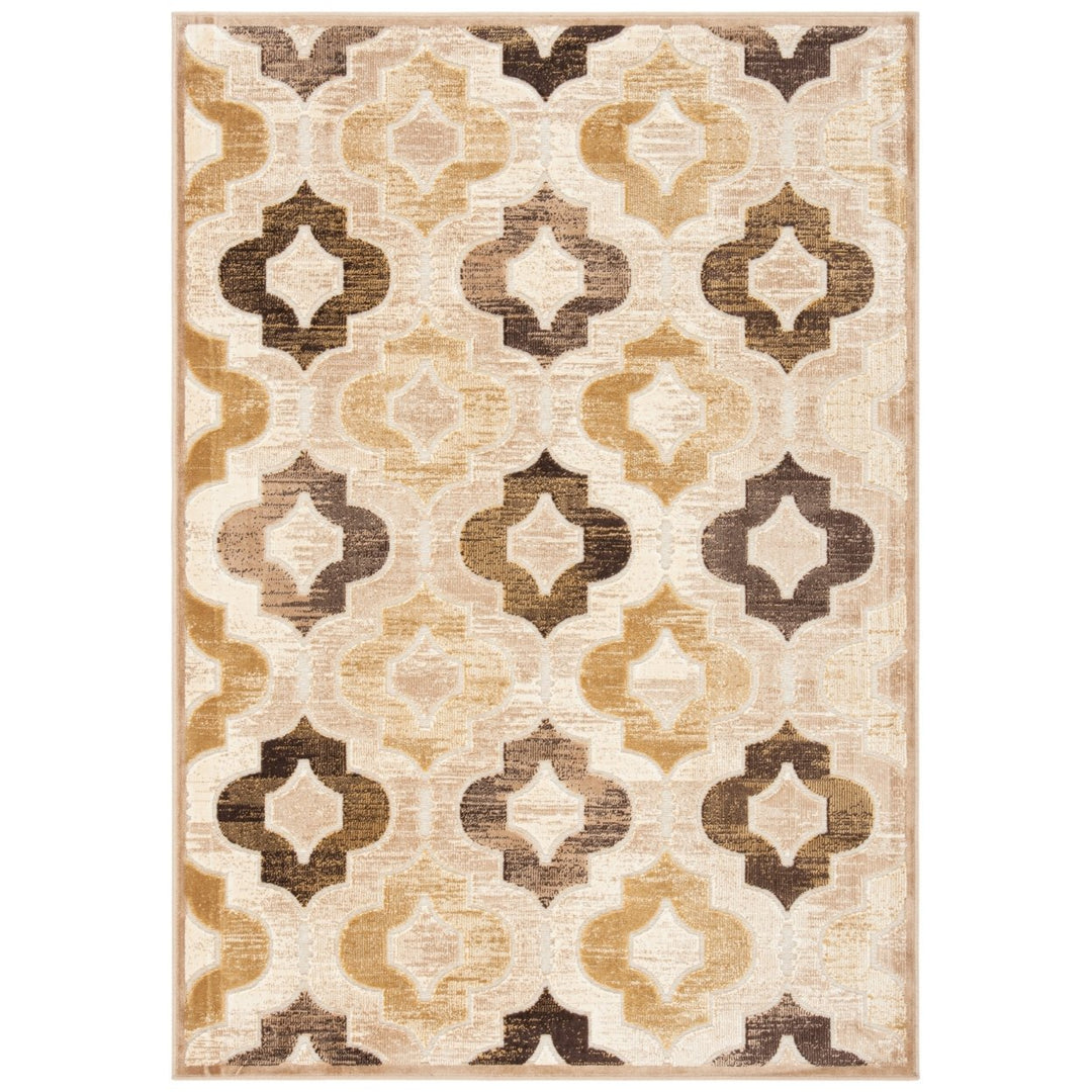 SAFAVIEH Paradise Collection PAR165-604 Taupe / Multi Rug Image 1