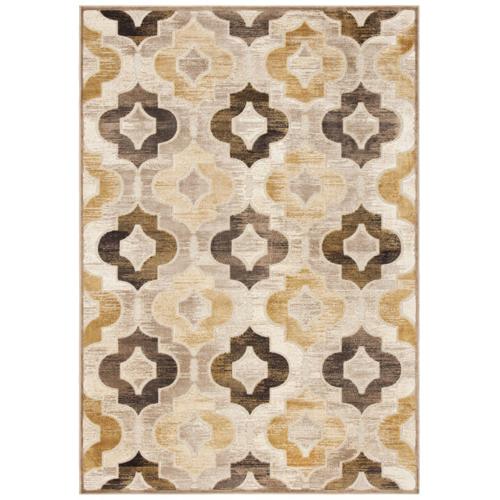 SAFAVIEH Paradise Collection PAR165-604 Taupe / Multi Rug Image 1