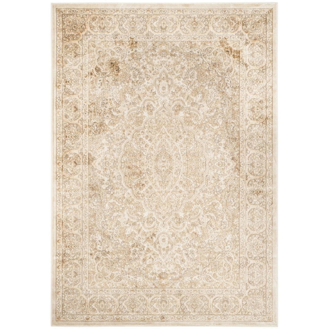 SAFAVIEH Paradise Collection PAR169-3444 Stone / Cream Rug Image 1