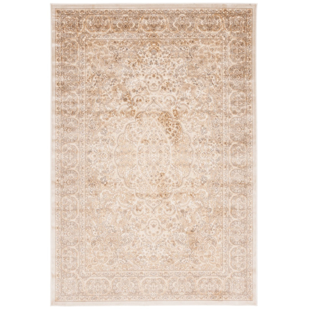 SAFAVIEH Paradise Collection PAR169-3444 Stone / Cream Rug Image 1