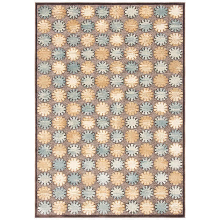 SAFAVIEH Paradise Collection PAR301-1330 Dark Brown Rug Image 1