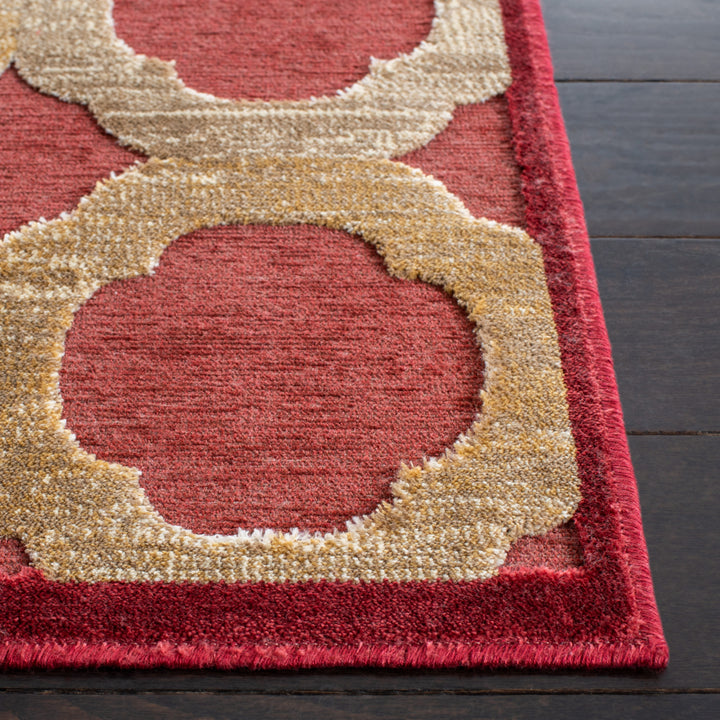 SAFAVIEH Paradise Collection PAR302-1220 Red Rug Image 3