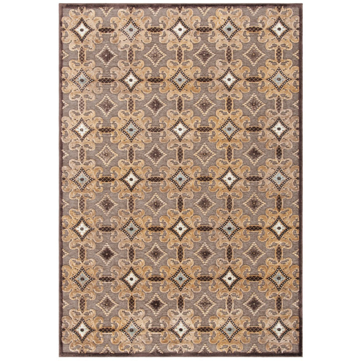 SAFAVIEH Paradise Collection PAR303-1330 Dark Brown Rug Image 1