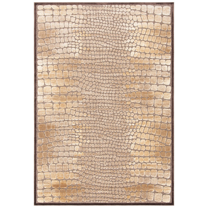 SAFAVIEH Paradise Collection PAR304-1330 Dark Brown Rug Image 2