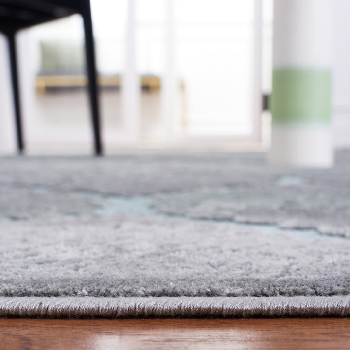 SAFAVIEH Paradise Collection PAR337-2710 Seafoam/Grey Rug Image 5