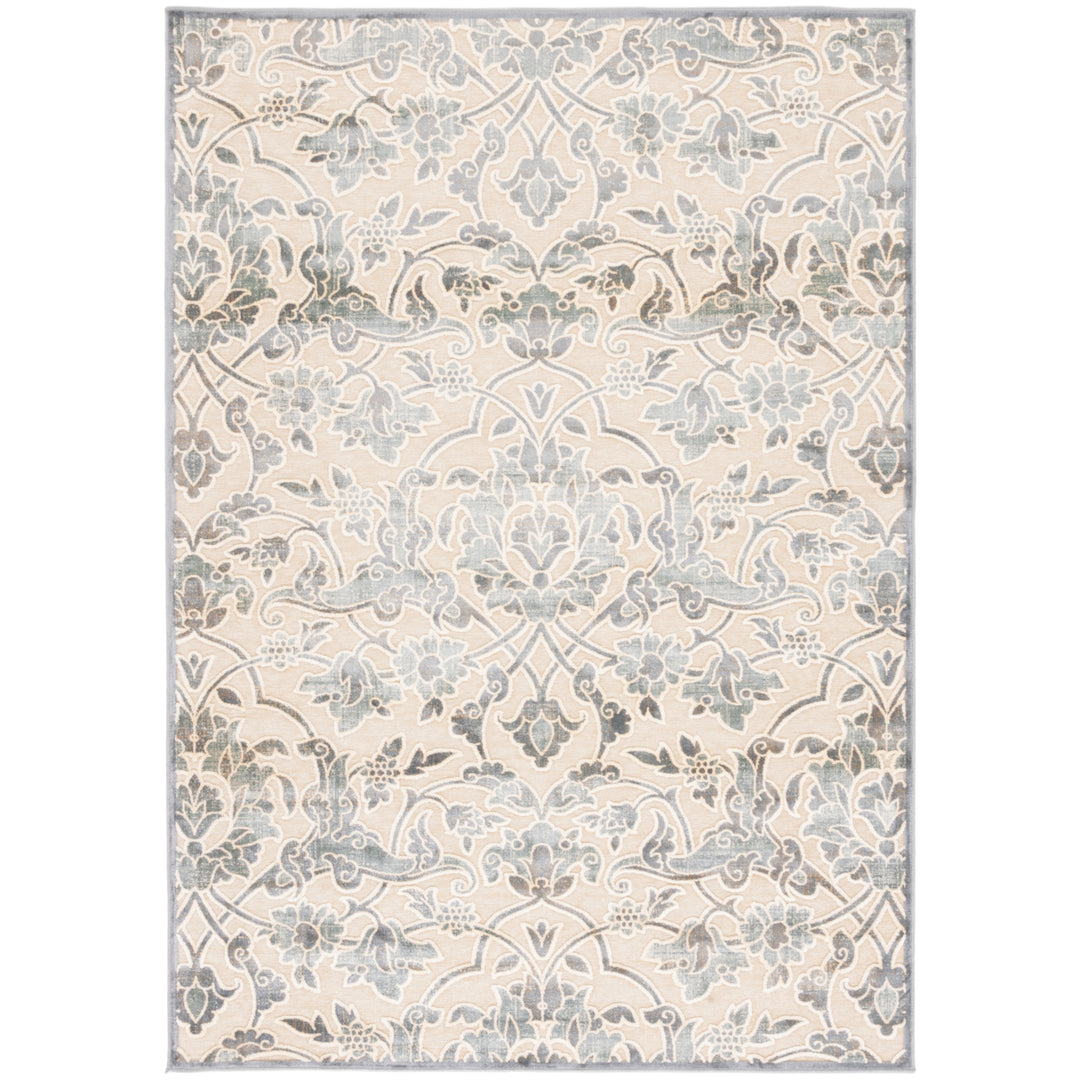 SAFAVIEH Paradise Collection PAR341-2740 Cream / Slate Rug Image 6