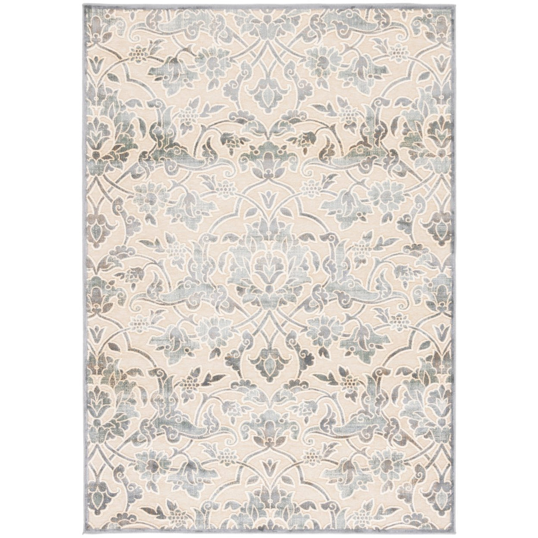 SAFAVIEH Paradise Collection PAR341-2740 Cream / Slate Rug Image 1