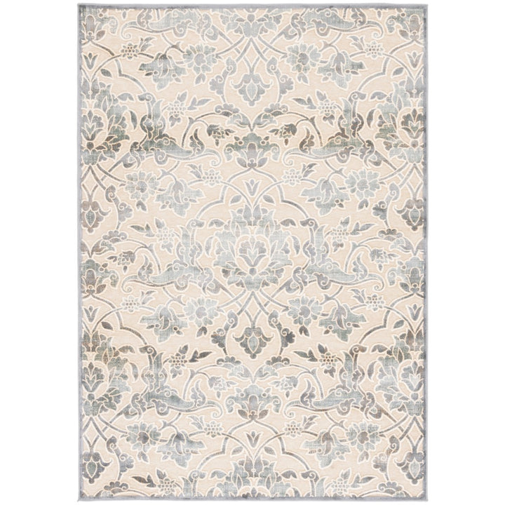 SAFAVIEH Paradise Collection PAR341-2740 Cream / Slate Rug Image 1