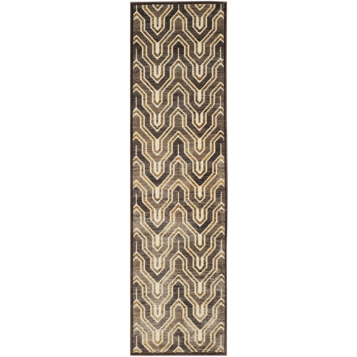 SAFAVIEH Paradise Collection PAR352-1340 Creme / Brown Rug Image 3