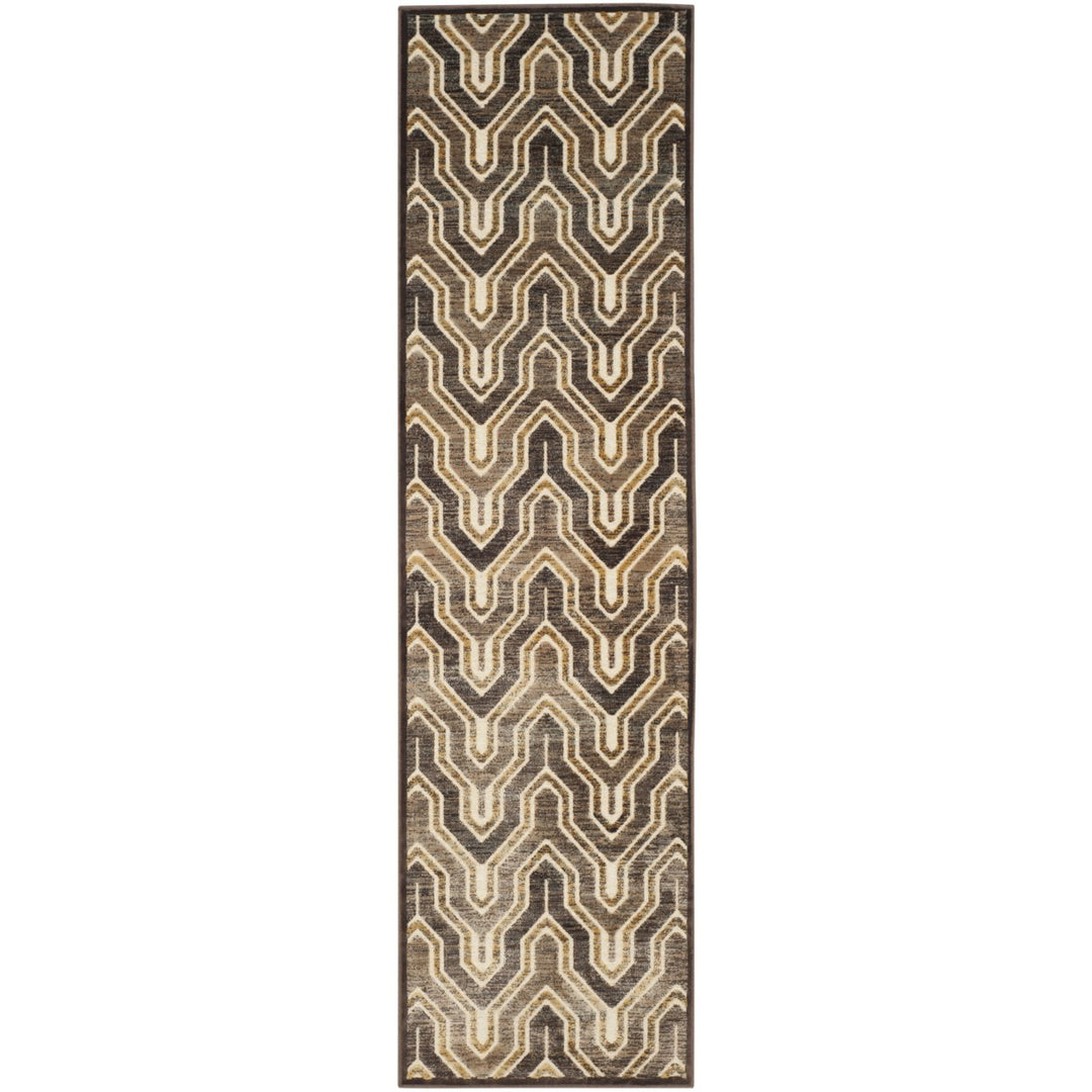 SAFAVIEH Paradise Collection PAR352-1340 Creme / Brown Rug Image 1