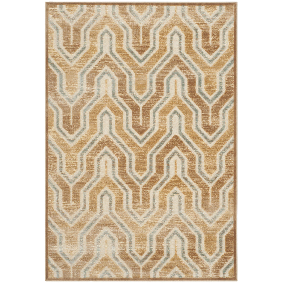 SAFAVIEH Paradise Collection PAR352-2640 Taupe / Multi Rug Image 1