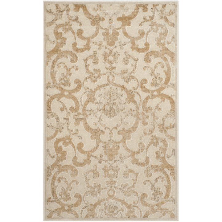 SAFAVIEH Paradise Collection PAR357-3440 Stone / Cream Rug Image 1