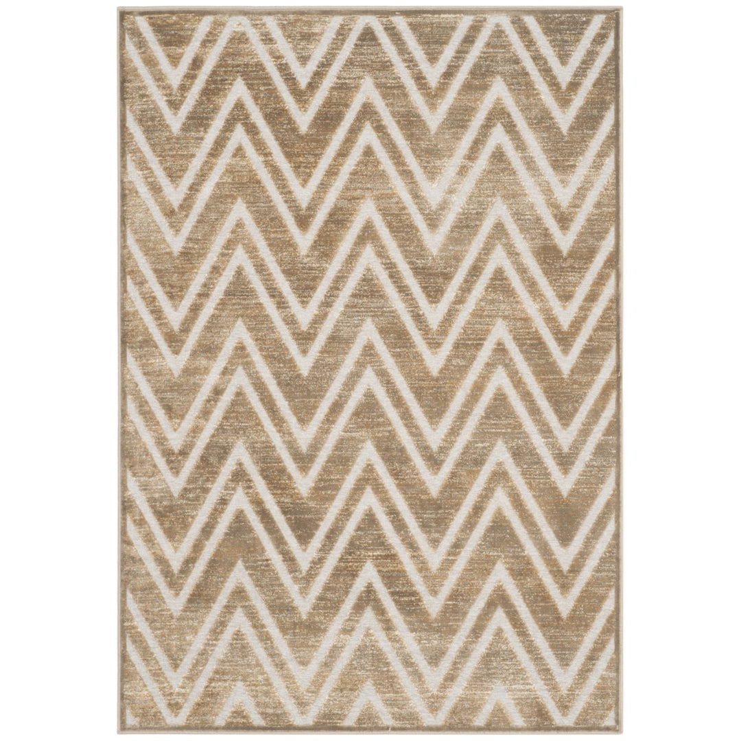 SAFAVIEH Paradise Collection PAR356-3140 Mouse / Cream Rug Image 1