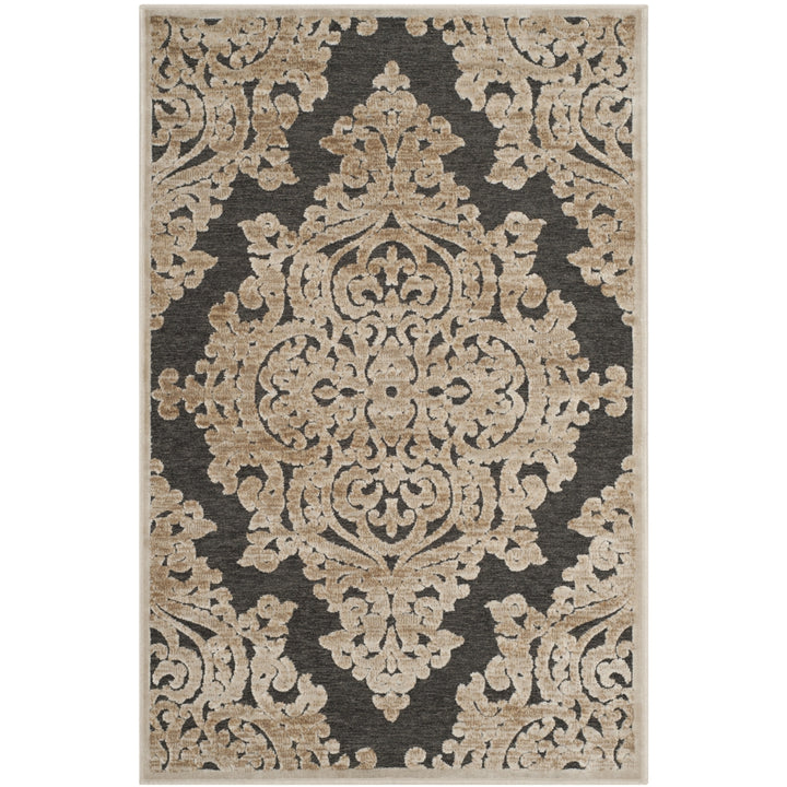 SAFAVIEH Paradise PAR390-3430 Stone / Anthracite Rug Image 1