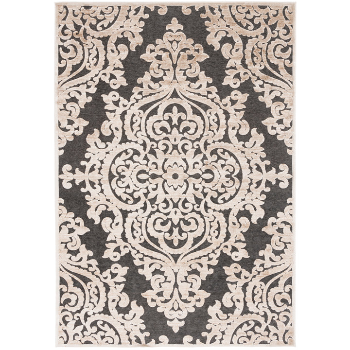 SAFAVIEH Paradise PAR390-3430 Stone / Anthracite Rug Image 5