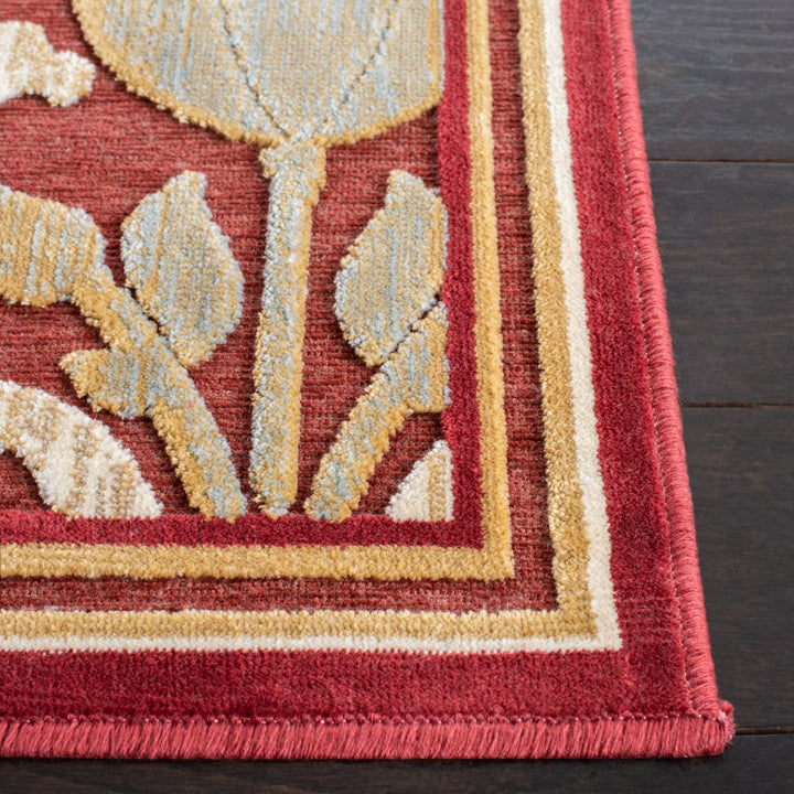 SAFAVIEH Paradise Collection PAR45-202 Red Rug Image 2