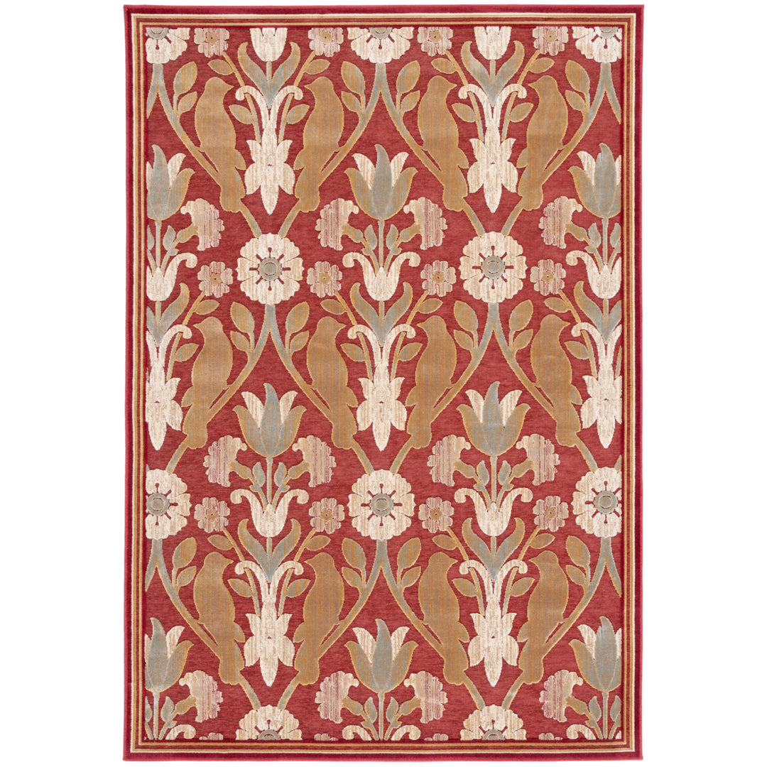 SAFAVIEH Paradise Collection PAR45-202 Red Rug Image 6