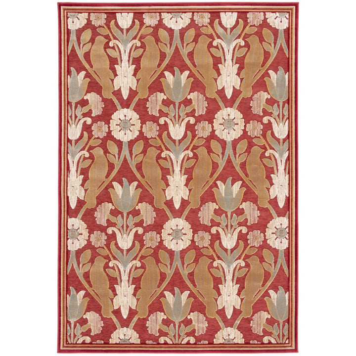 SAFAVIEH Paradise Collection PAR45-202 Red Rug Image 1