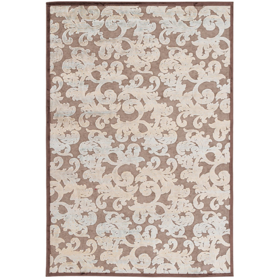 SAFAVIEH Paradise Collection PAR47-303 Dark Brown Rug Image 1