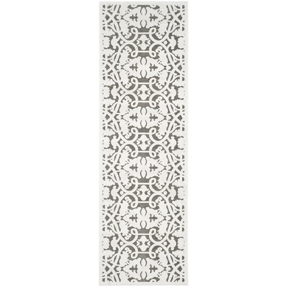 SAFAVIEH Paradise Collection PAR636C Ivory / Dark Grey Rug Image 2